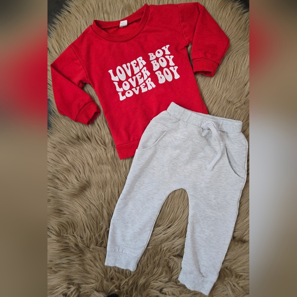 Size 100 Toddler Lover Boy Outfit